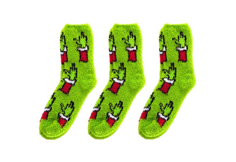 Annastore Kuschelsocken 3 Paar Kuschelsocken Festtags-Muffel Ich hasse Weihnachten (3-Paar) Damen - Einheitsgröße 36-41 von Annastore