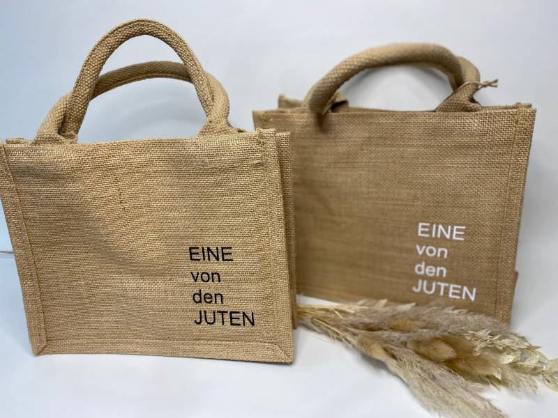Jutetasche Mini Eine Von Den Juten von Annasverkaufshaus
