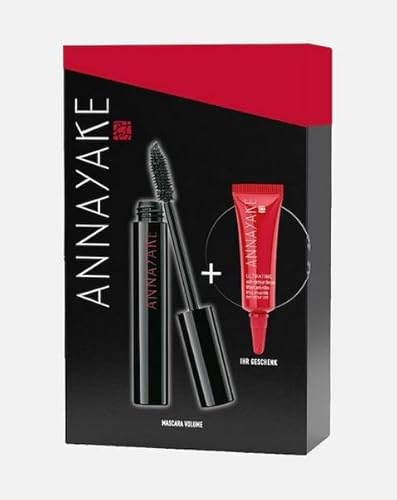 Annayake - Mascara Volumen Set - Volumen Mascara schwarz 8.5ml + Ultratime Soin Contour des Yeux Augenpflege 7ml von Annayake