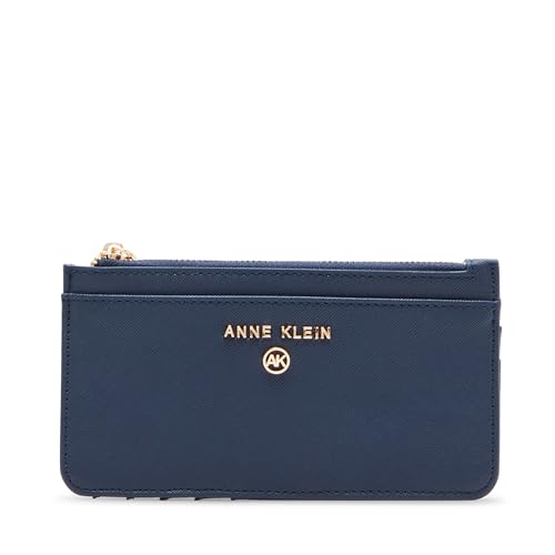 Anne Klein AK Logo Top Zip Pouch Midnight, Mitternacht/Ausflug, einfarbig (Midnight//Getaway Solids), X-Small von Anne Klein
