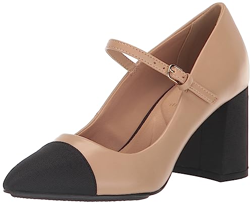 Anne Klein Bryant Damen-Pumps, Nude-Schwarz, 41 EU von Anne Klein