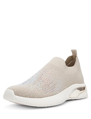 Anne Klein Compete-c Damen-Sneaker, Knochen-Kristall, 39 EU von Anne Klein