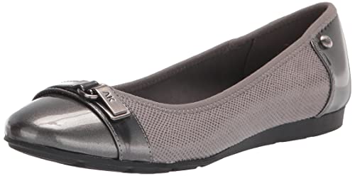 Anne Klein Damen In der Lage Ballerinas, GRAU, 39.5 EU von Anne Klein