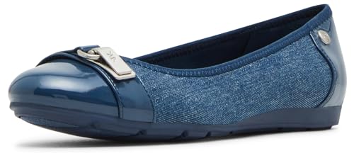 Anne Klein Damen Able Ballerinas, Dunkles Denim, 41 EU von Anne Klein