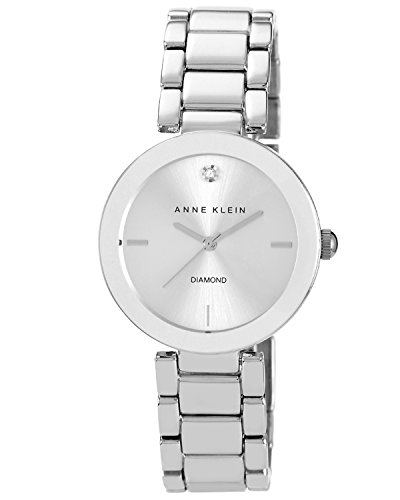 Anne Klein Damen Analog Quarz Uhr mit Legierung Armband AK/N1363SVSV von Anne Klein