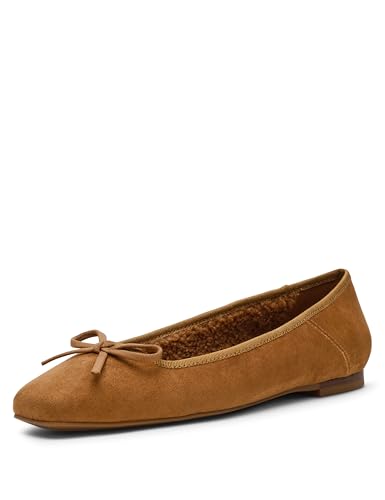 Anne Klein Damen Anna-f Ballerinas, Hellbraunes Wildleder, 37 EU von Anne Klein