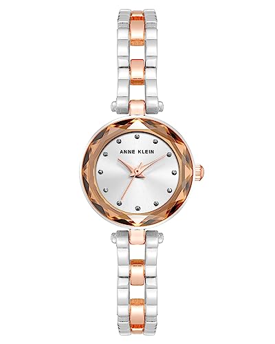 Anne Klein Damen-Armbanduhr, Silber/Roségold, Silber/Roségold Anne Klein Damen-Armbanduhr, Silber/Roségold, Silber/Roségold von Anne Klein