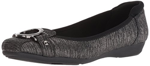 Anne Klein Damen Umeko Ballet Flat Ballerinas, Zinn/Mehrfarbig, 37 EU von Anne Klein