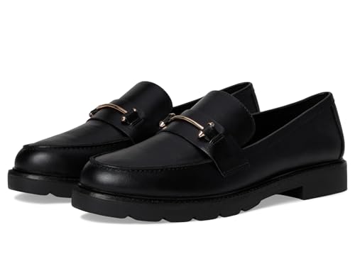 Anne Klein Damen Emme Flacher Slipper, Schwarz glatt, 38 EU von Anne Klein
