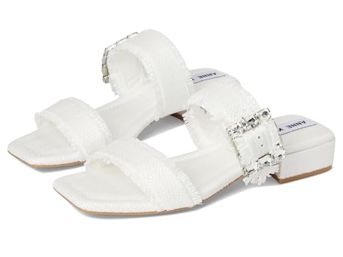 Anne Klein Damen Lillie Sandal, Weißer Bast., 36 EU Anne Klein Damen Lillie Sandal, Weißer Bast., 36 EU von Anne Klein