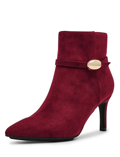 Anne Klein Damen Margie Stiefelette, Burgunder, 42 EU von Anne Klein