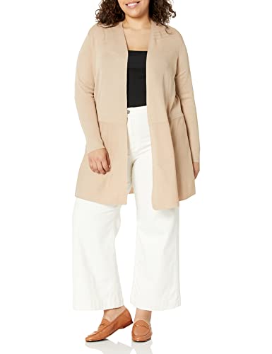 Anne Klein Damen Monterey Strickjacke, Latte, Mittel von Anne Klein