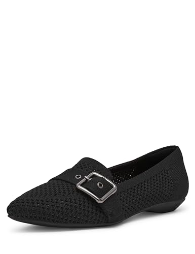 Anne Klein Damen Oakland Ballerinas, Schwarz, 35.5 EU Weit von Anne Klein