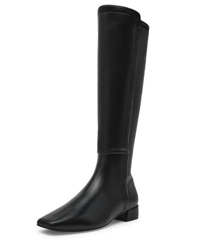 Anne Klein Damen Rosina Halblange Stiefel, Schwarz glatt, 38 EU von Anne Klein