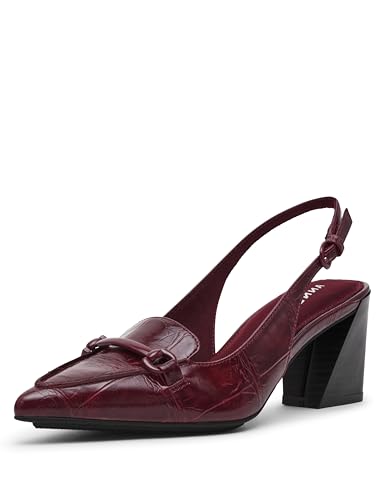 Anne Klein Damen Royce Pumps, Wine Croc, 35.5 EU von Anne Klein