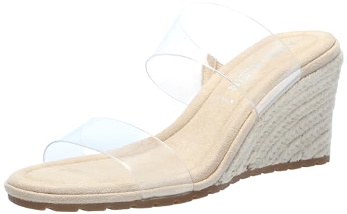 Anne Klein Damen Strike Espadrilles, Transparent, 37 EU von Anne Klein