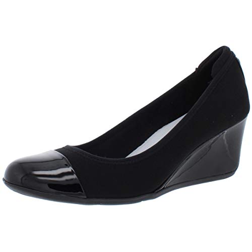 Anne Klein Damen Taite Wedge Pumps, schwarz, 39 EU von Anne Klein