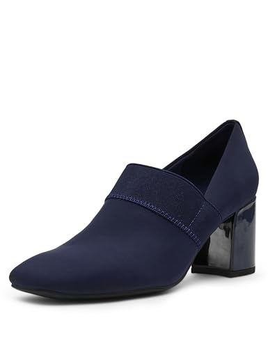 Anne Klein Damen Thomaston Pumps, Navy Stretch, 38.5 EU Anne Klein Damen Thomaston Pumps, Navy Stretch, 38.5 EU von Anne Klein