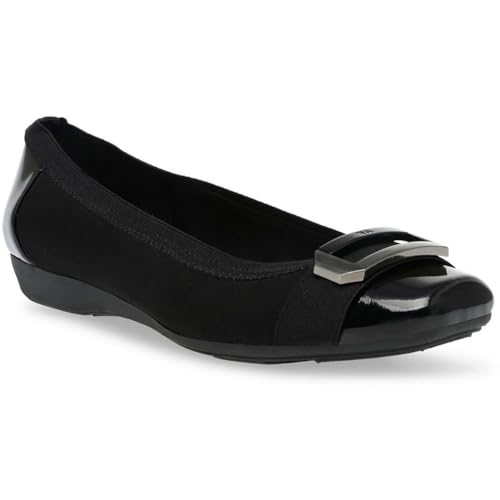 Anne Klein Damen ULIVERA Ballerinas, schwarz, 37 EU von Anne Klein