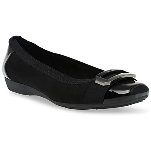 Anne Klein Damen Uplift Ballerinas, Schwarz, 37.5 EU von Anne Klein