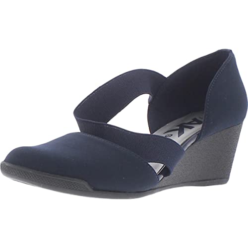 Anne Klein Damen Tara Wedge Pumps, Navy, 37.5 EU von Anne Klein