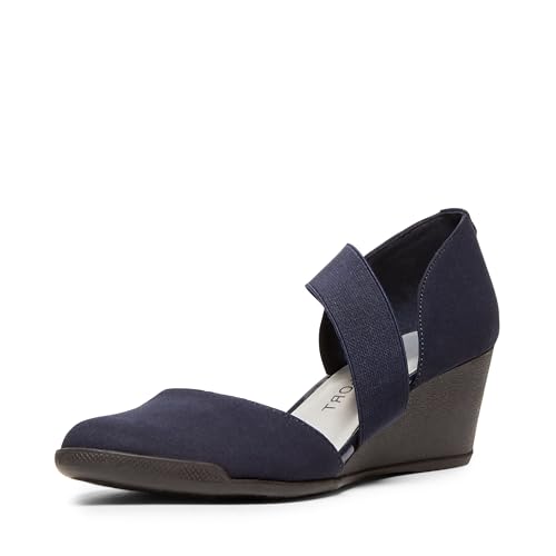 Anne Klein Damen Tara Wedge Pumps, Navy, 38 EU von Anne Klein