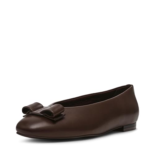 Anne Klein Damen Willow Ballerinas, Espresso Smooth, 37.5 EU von Anne Klein