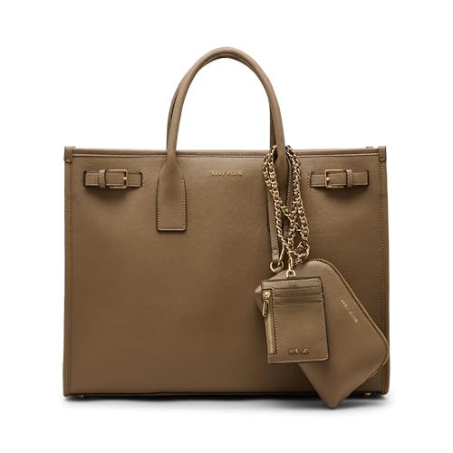Anne Klein Damen Womens 3 Piece Work Tote Gift Set, Truffle Tragetasche von Anne Klein