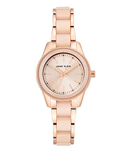 Anne Klein Damenuhr Analog Quarz Rose mit Metallarmband AK/3212LPRG von Anne Klein