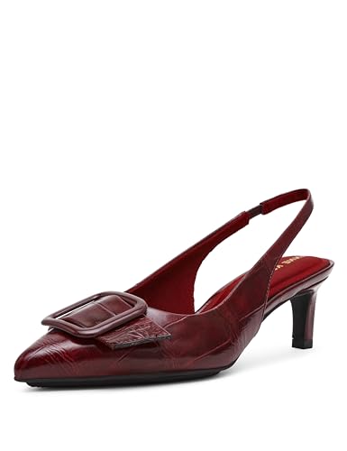 Anne Klein Ilanna Pumps für Damen, Wine Croc, 37 EU von Anne Klein