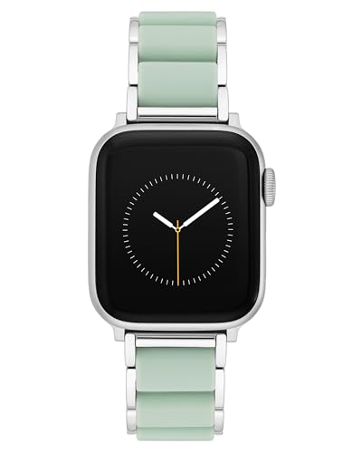 Anne Klein Modisches Silikon-Armband für Apple Watch, sicher, verstellbar, Apple Watch Ersatzband, passend für die meisten Handgelenke, Grün, grün von Anne Klein