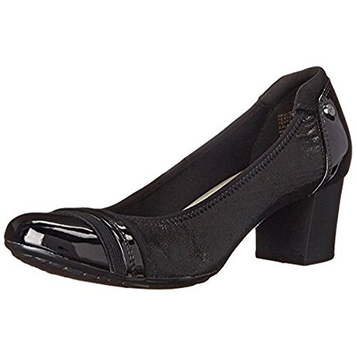 Anne Klein Sport Damen Guardian Leder Dress Pump, schwarz, 42 EU von Anne Klein