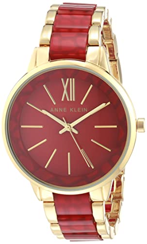 Anne Klein Women's Resin Bracelet Watch Gold/Red Anne Klein Women's Resin Bracelet Watch Gold/Red von Anne Klein