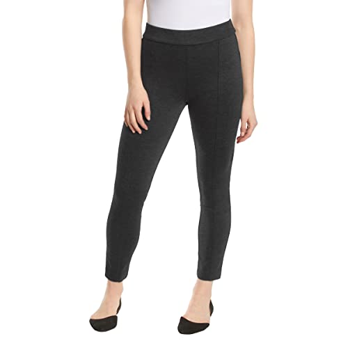 Anne Klein Womens Midweight Tummy Control Ponte Pant (Medium, Charcoal Heather) von Anne Klein