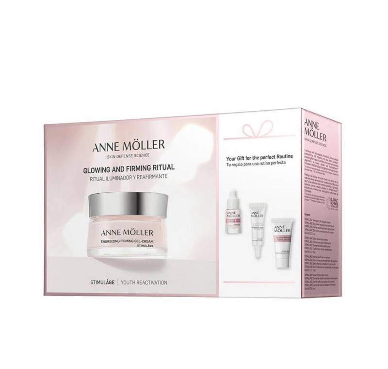 Anne Möller Hautpflege-Set STIMULAGE RITUAL ILLUMINADOR Y REAFIRMANTE GEL CREMA ETUCHE 4 Stck von Anne Möller