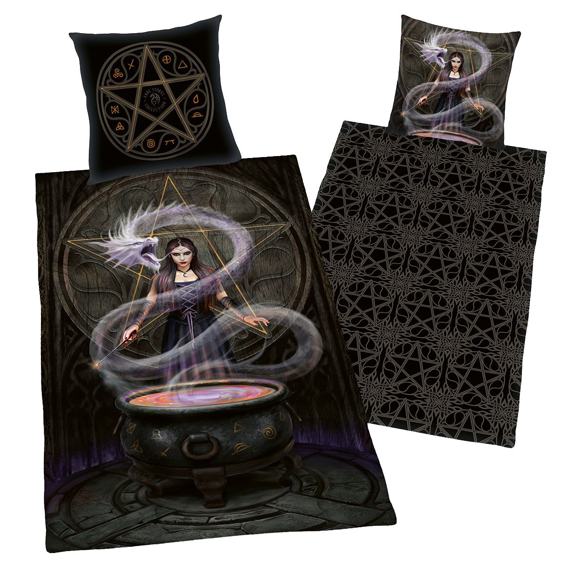 Anne Stokes - Gothic Bettwäsche - Cauldron von Anne Stokes