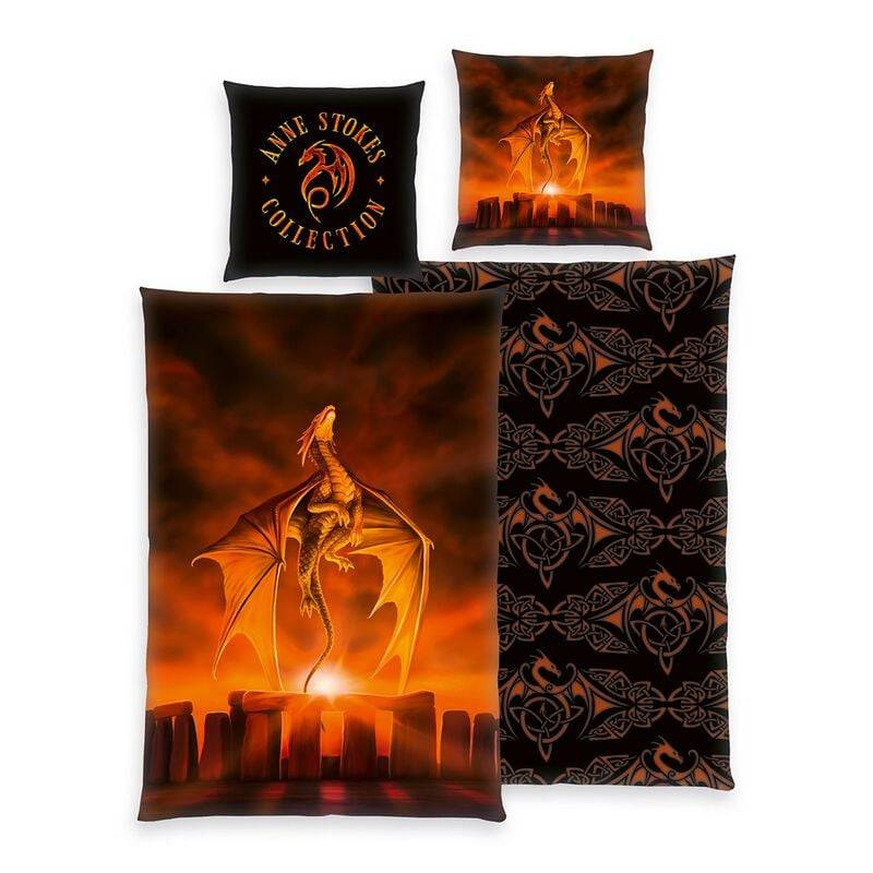 Anne Stokes - Gothic Bettwäsche - Drache - multicolor von Anne Stokes