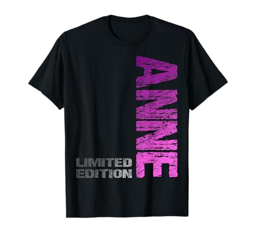 Anne Name Vorname Mädchen Frau Geburtstag T-Shirt von Anne Vorname Mädchen Frau Name