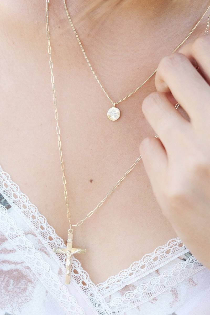 Personalisierte Buchstabe Halskette | Initial Initialen Mit Cz Goldkette Silberne von AnneAndAdriana