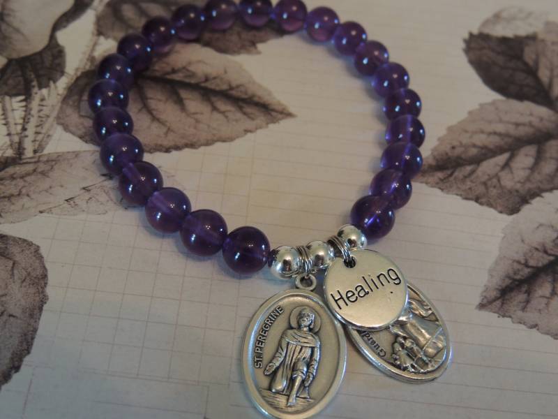 Amethyst Armband Schutzengel Schmuck, Armband Amethyst Armband Schutzengel Schmuck, Armband von AnneGaleJewels