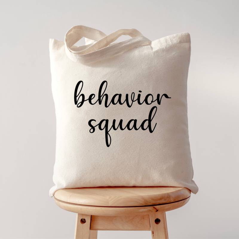 Behavior Squad Tragetasche | Freundlichkeit Verbreiten Autismus Bewusstsein Verhalten Aba Ot Sonderpädagogik von AnneMarieApparel
