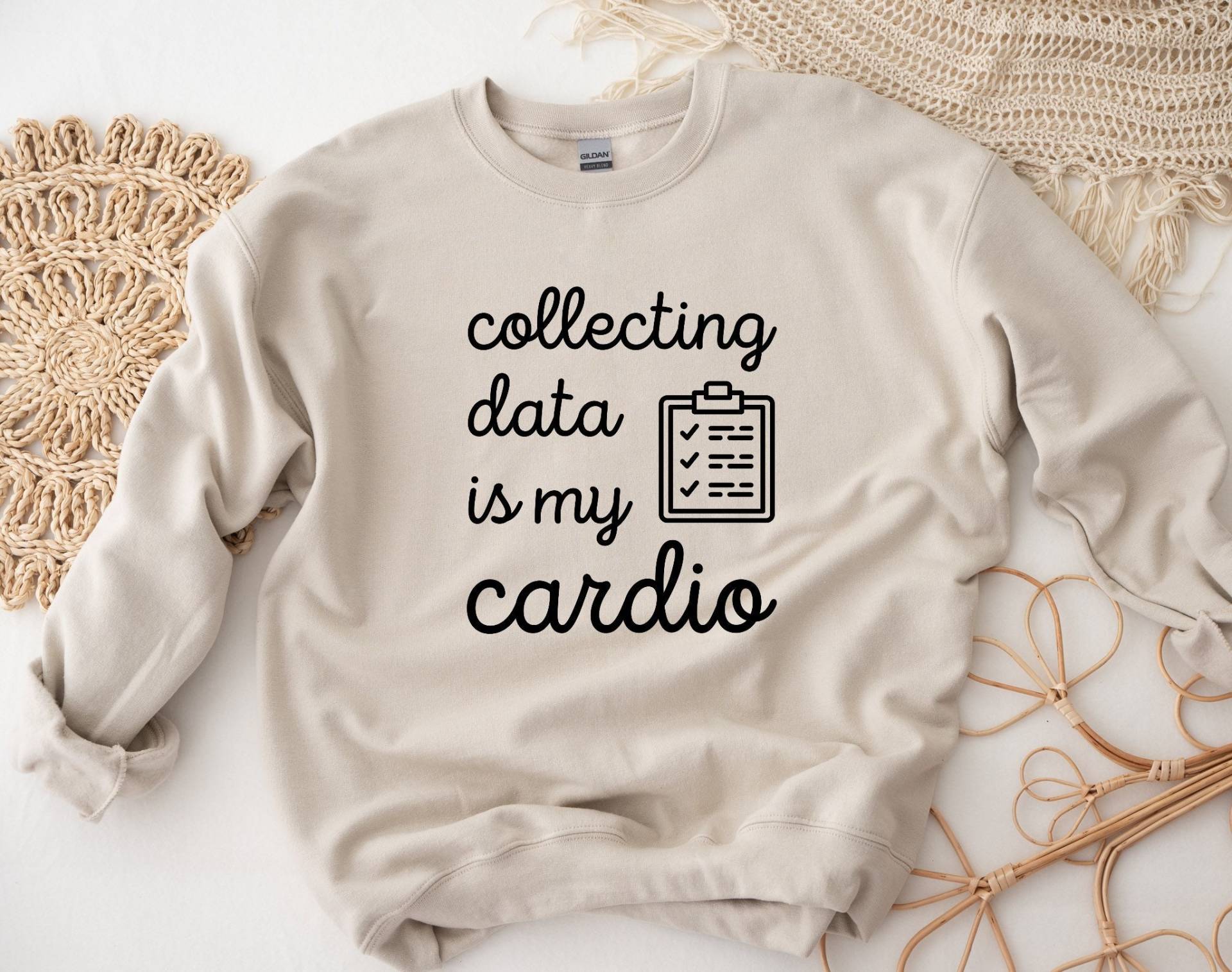 Sammeln Von Daten Ist Mein Cardio Sweatshirt | Angewandte Verhalten Analyst Autismus Aba Ot Sonderpädagogik von AnneMarieApparel