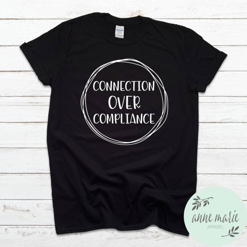 Verbindung Über Compliance Shirt | Angewandte Verhalten Autismus Bewusstsein Aba Analyst von AnneMarieApparel