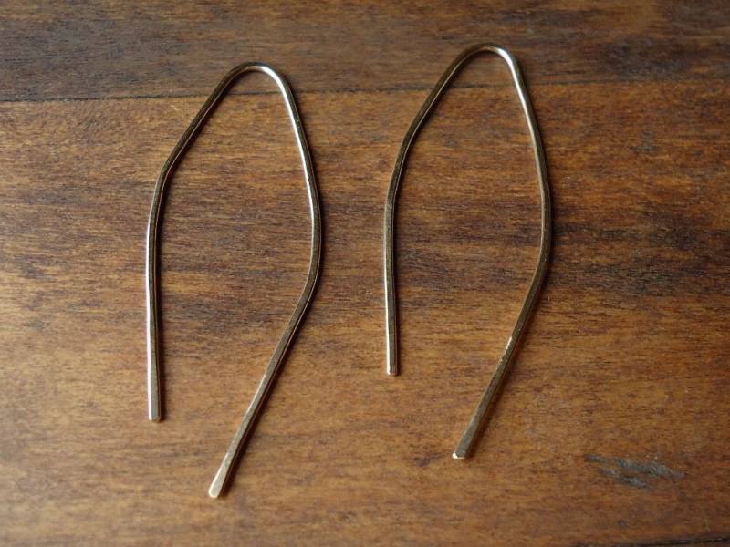 Gold Ohrringe Einfach Jeden Tag Gold Ohrringe Einfach Jeden Tag von AnneMooreJewelry