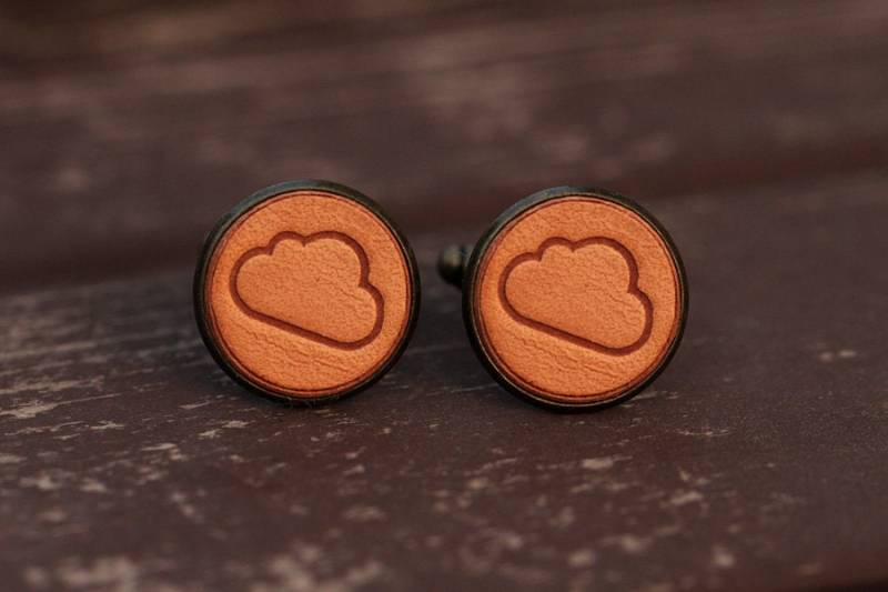 Herren Manschettenknöpfe - Vintage Stil Cloud Mit Geschenk-Box von AnneSoye