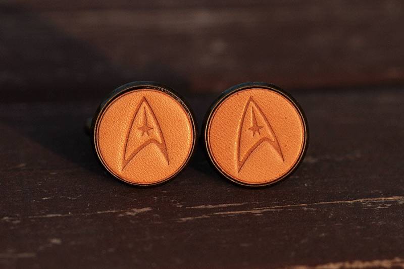 Herren Manschettenknöpfe - Vintage Style Star Trek Mit Geschenkbox von AnneSoye