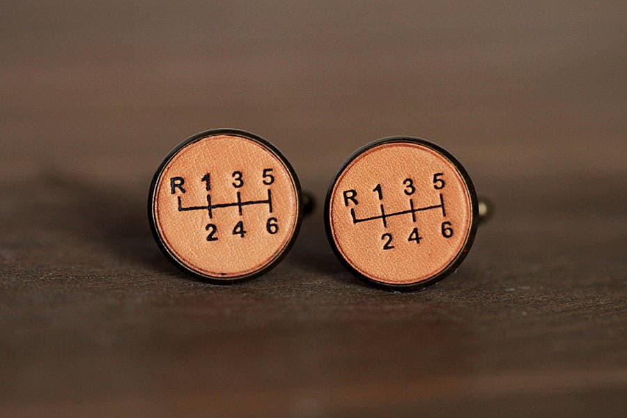 Herren Manschettenknöpfe - Vintage Style Zahnrad Fahren Mit Geschenkbox von AnneSoye