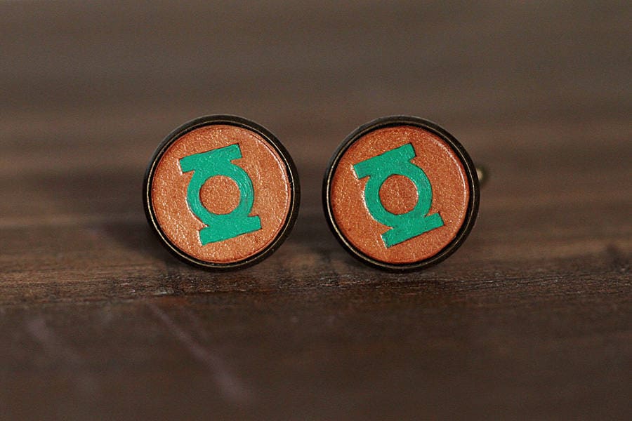 Vintage Style Herren Manschettenknöpfe - Personalisierte Superheld Hochzeit von AnneSoye