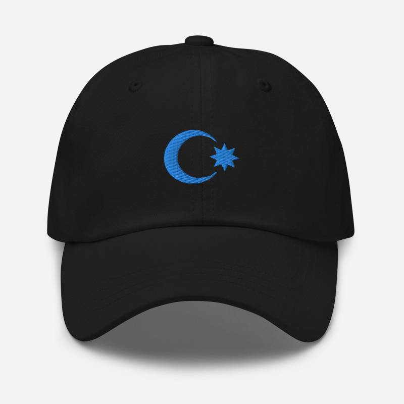 Azeri Dad-Hat, Azerbaijan Embroidered Patch Flag, Azerbaijani Arabic Souvenir Gifts - Multiple Colors von AnneStitchy