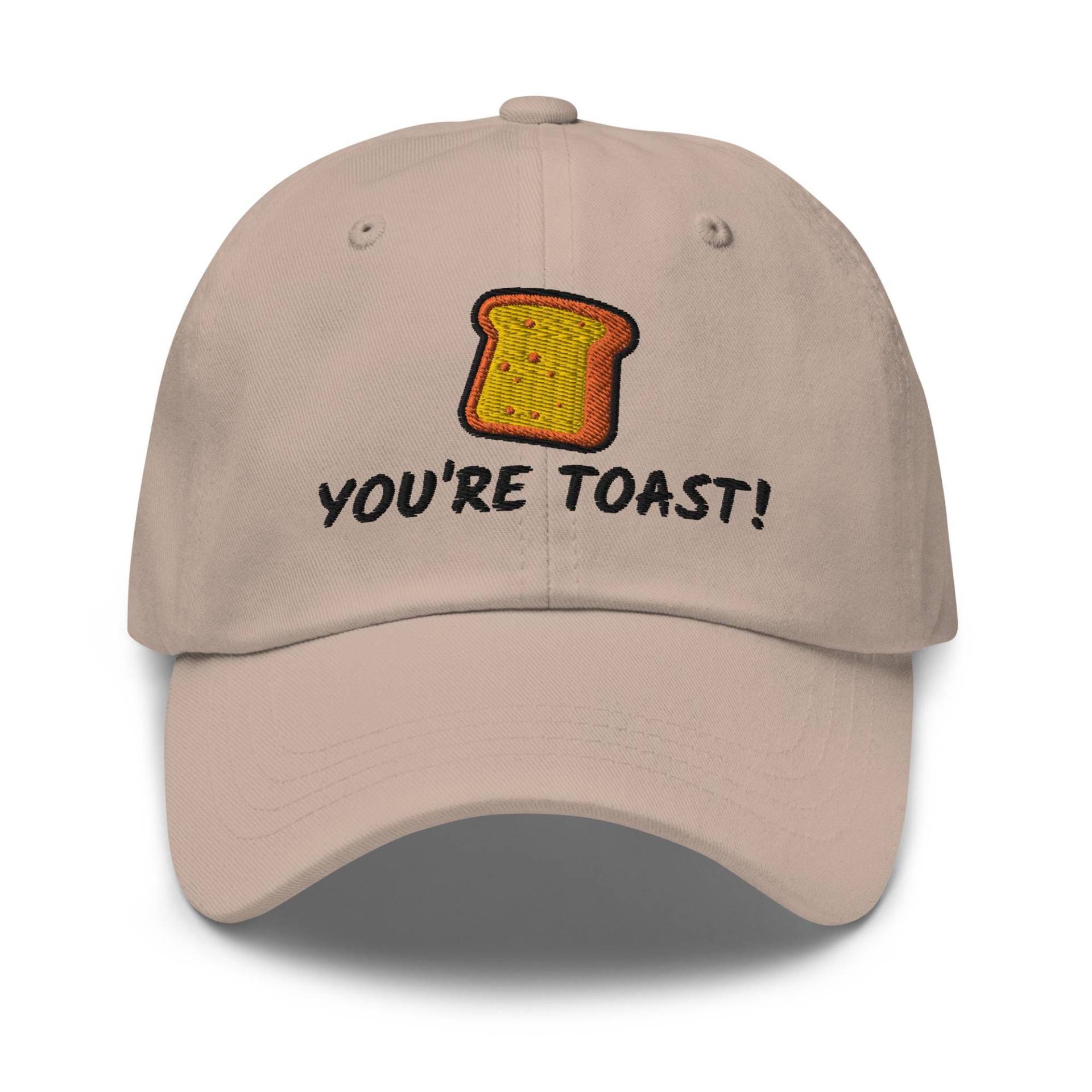 Brot Toast Baseball Kappe - Personalisierbar Verschiedene Farben Brot Toast Baseball Kappe - Personalisierbar Verschiedene Farben von AnneStitchy